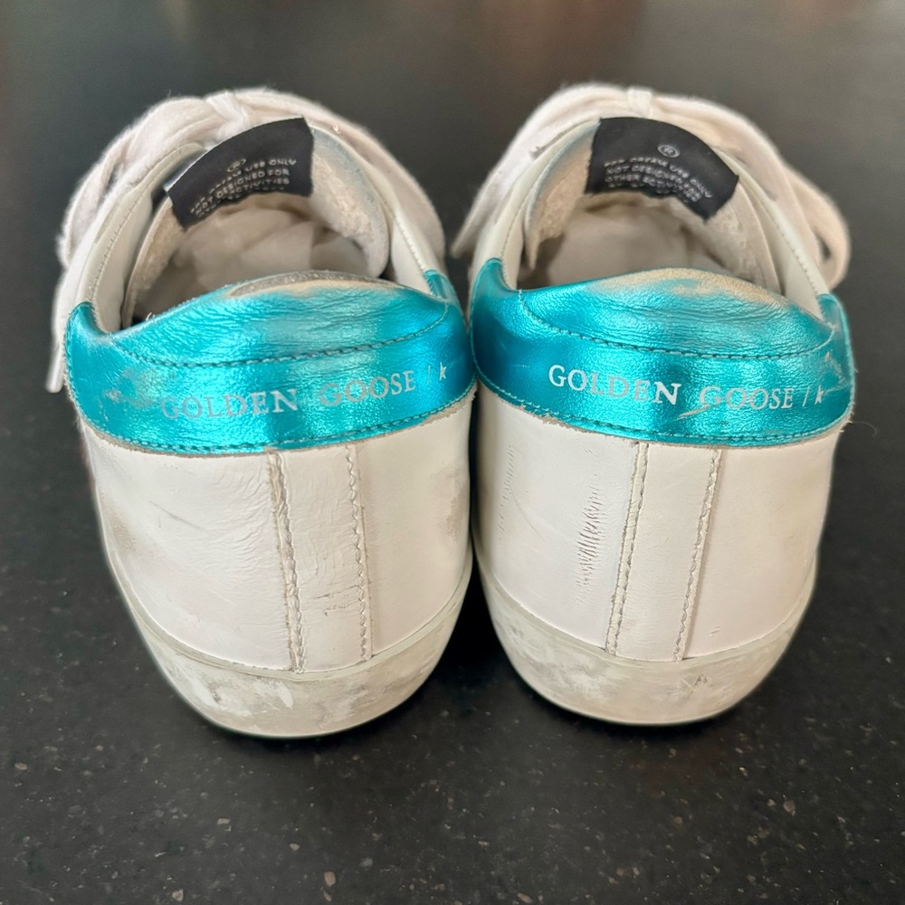 Golden Goose Super Star Calf Hair Pink Glitter Exclusive Sneaker - Picture 6 of 12